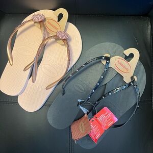 Havaianas Flip Flops Set - Pink and Black